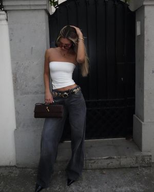 Bershka Bandeau Top - Black