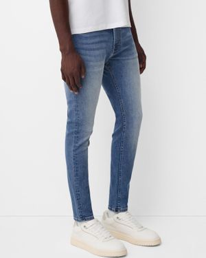 Bershka Super Skinny Jeans in Blue for Men Lyst
