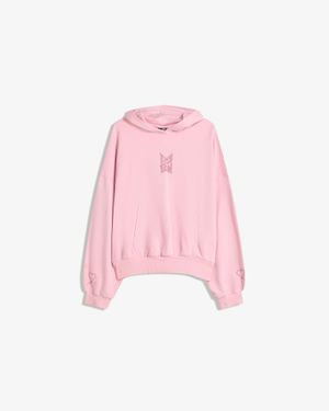 Bershka Tinytan Print Sweatshirt - Pink