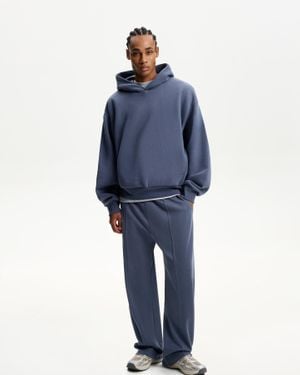 Bershka Wide-Leg Pants - Blue