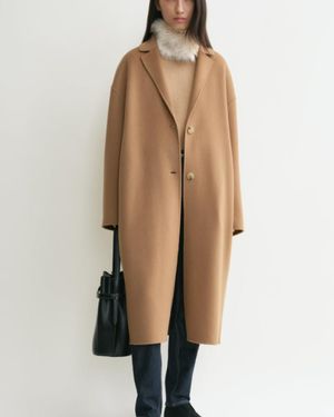 TOTEME Double Cocoon Coat - Natural