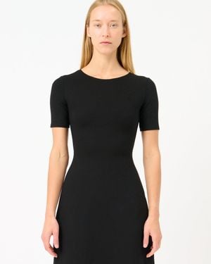 Leset Rio Short Sleeve Mini Dress - Black
