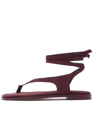 A.Emery The Heidi Sandal Mulberry Suede - Brown
