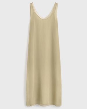 TOTEME Chiffon Slip Dress - White