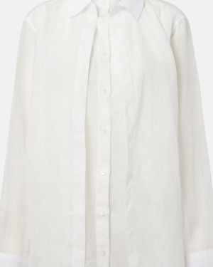 TOTEME Double Collar Shirt - White