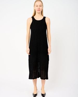 ISSUE TWELVE The Knitted Edie Dress - Black