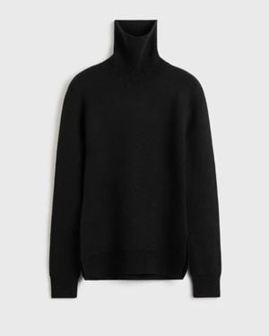 TOTEME High-Neck Double Knit - Black