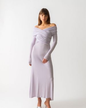 NINETY PERCENT Cecelia Dress - Purple