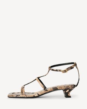 By Malene Birger Teva Leather Sandals - White