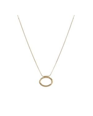 Otiumberg Oval Pendent Necklace - Metallic