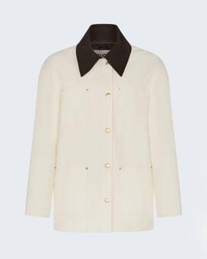 DUCIE Stella Canvas Jacket - White
