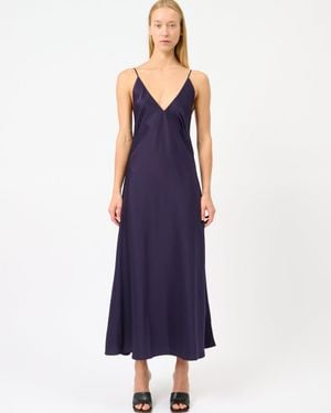 Leset Barb Backless Dress - Blue