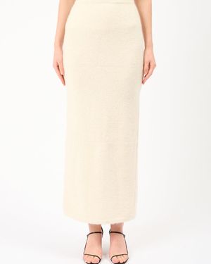 Magda Butrym Knitted Skirt - Natural