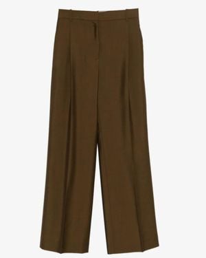Rohe Mid-Waist Tailored Trouser - Green
