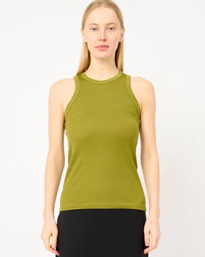 Rohe Racer Back Tank Top - Green