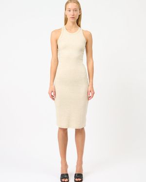 Leset Kelly Racerback Midi Dress - Natural