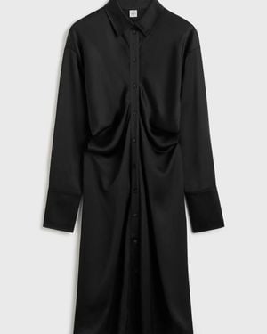 TOTEME Slouch Shirtdress - Black