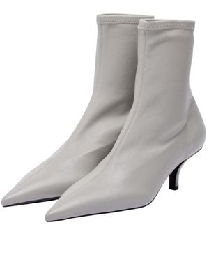 TOTEME Stretch Ankle Boot - Grey