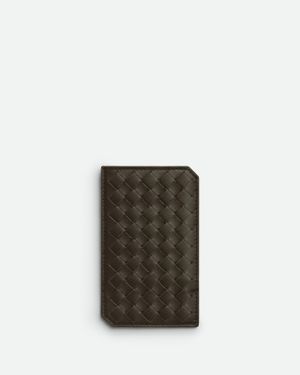 Bottega Veneta Porta Carte Verticale Intrecciato Piccolo - Bianco