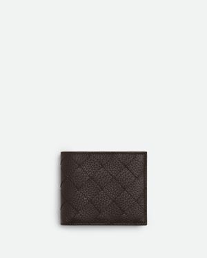 Bottega Veneta Portafoglio Intrecciato Bi-Fold - Bianco