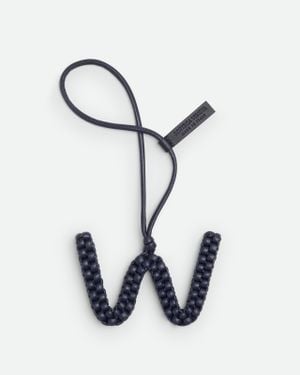Bottega Veneta Charm Lettera W - Bianco