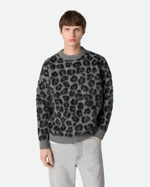 Bottega Veneta Maglia Leopardata - Nero
