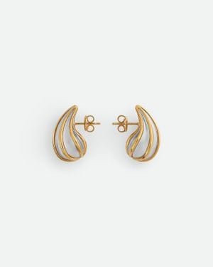 Bottega Veneta Orecchini Drop Mini - Bianco