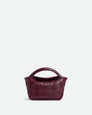 Bottega Veneta Cobble Candy Con Manico - Viola