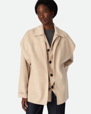 Bottega Veneta Cappotto Corto - Neutro