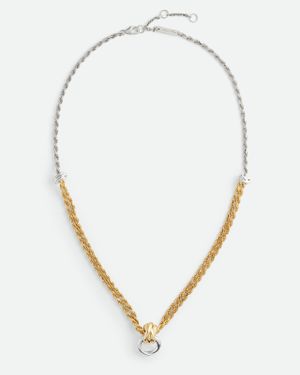 Bottega Veneta Collana Knot - Metallizzato
