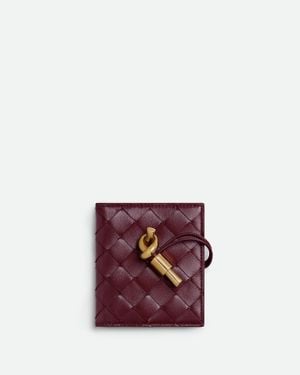 Bottega Veneta Portacarte Andiamo Con Patta - Viola