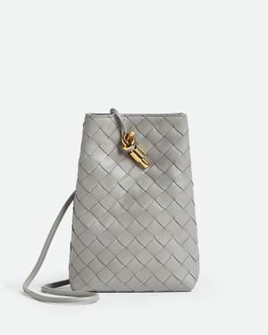 Bottega Veneta Pochette Per Smartphone Andiamo - Grigio