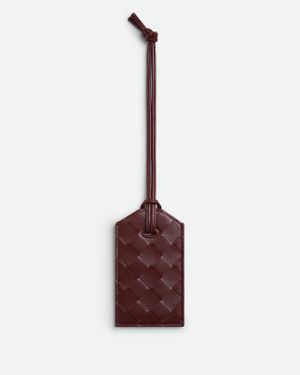 Bottega Veneta Portaindirizzo Intrecciato Con Cordoncino - Viola