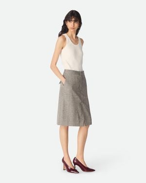 Bottega Veneta Gonna - Bianco