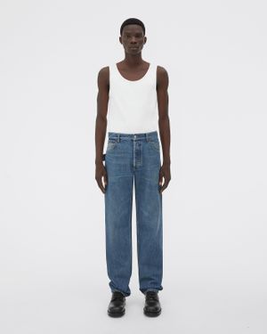 Bottega Veneta Jeans Con Taglio Dritto - Blu