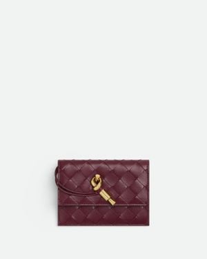 Bottega Veneta Portacarte Andiamo Con Zip - Viola