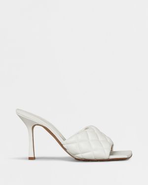 Bottega Veneta Mule Padded - Bianco