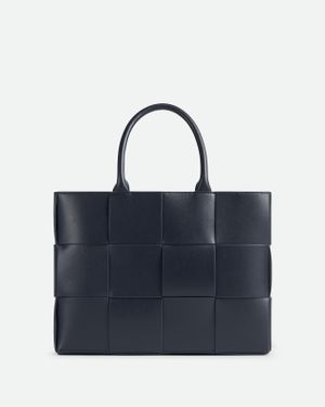 Bottega Veneta East-West Arco Tote Piccola - Blu