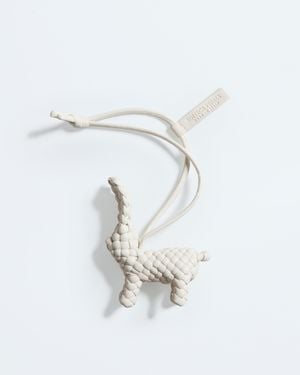 Bottega Veneta Charm Rabbit - Bianco