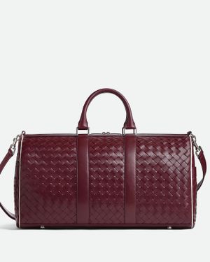 Bottega Veneta Borsa Da Viaggio Intrecciato - Viola