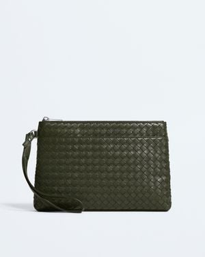 Bottega Veneta Pochette Intrecciato Piccolo Prism - Verde