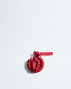 Bottega Veneta Charm Knot Seashell Per Scarpe - Rosso