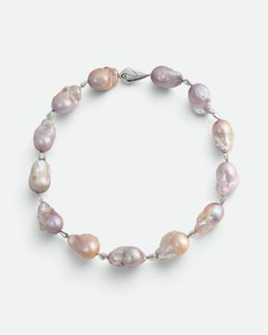 Bottega Veneta Collana Pearl - Metallizzato