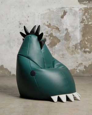 Bottega Veneta Pouf Dinosauro Piccolo - Verde