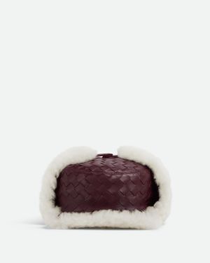 Bottega Veneta Cappello Da Aviatore - Viola