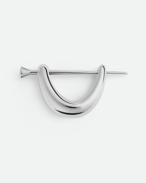 Bottega Veneta Fermaglio Per Capelli Ellipse - Bianco