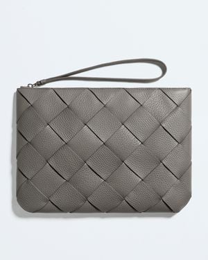 Bottega Veneta Pochette Diago Grande - Grigio