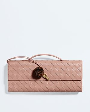 Bottega Veneta Andiamo Clutch - Rosa