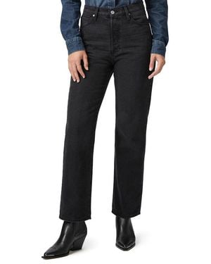 PAIGE Dark Sawyer Cotton Blend Jeans - Black