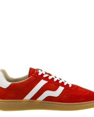 GANT Suede Bright Cuzmo Trainer - Red
